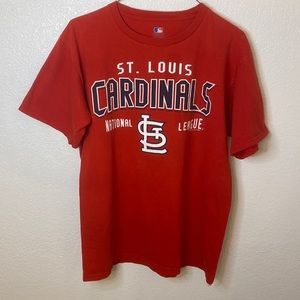 Medium, Red, St. Louis cardinals national league shirt.